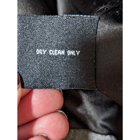 W118 by Walter Baker Dress Office Wear Maroon top gray wool blend skirt sz M - Picture 9 of 10